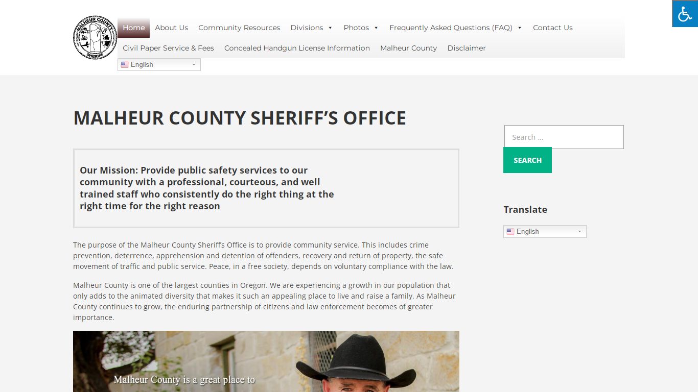 MALHEUR COUNTY SHERIFF’S OFFICE